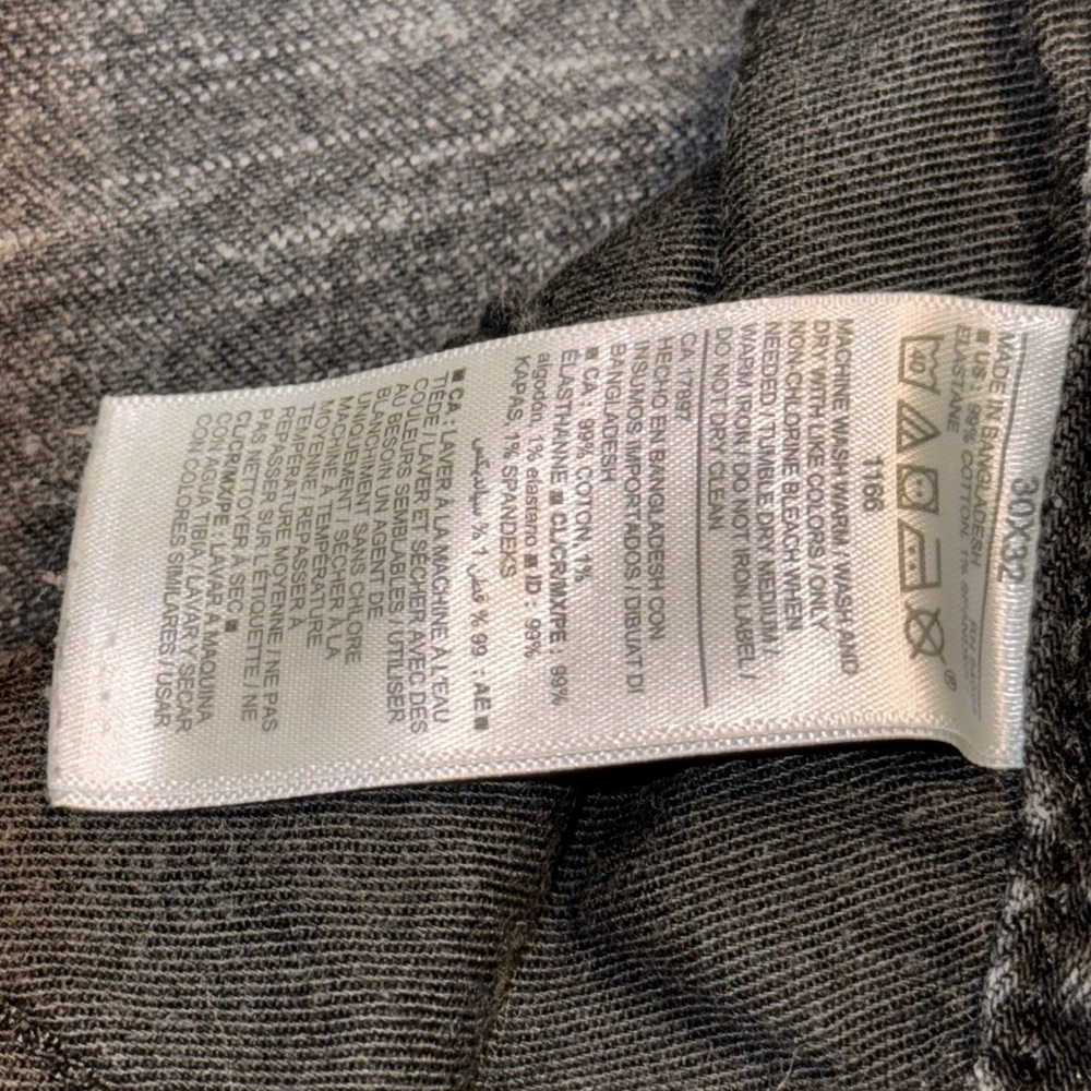 old navy men black jeans slim built in flex 30x32 - Picture 7 of 7
